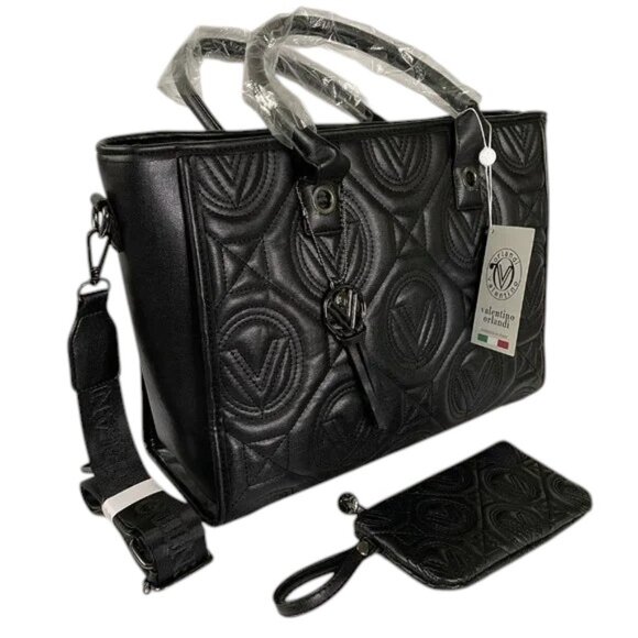 Valentino Orlandi Extra Large Quilted Tote Bag NWT